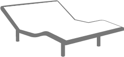 Mattress that can be placed on an adjustable base